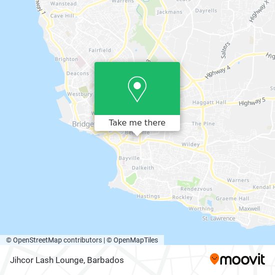 Jihcor Lash Lounge map