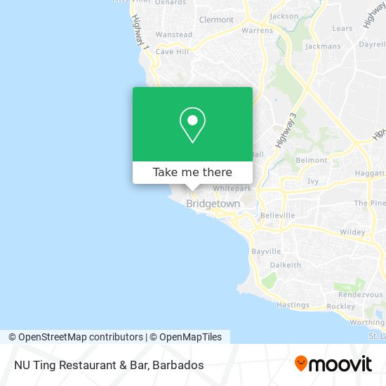 NU Ting Restaurant & Bar map