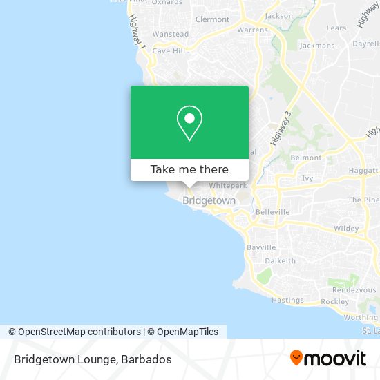 Bridgetown Lounge map