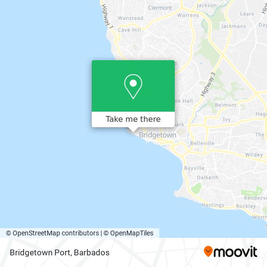 Bridgetown Port map