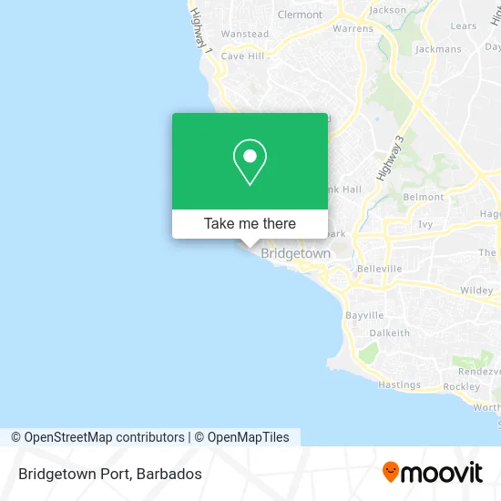 Bridgetown Port map