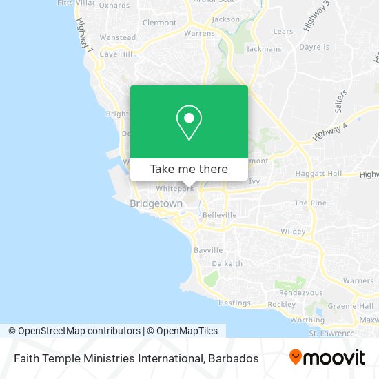 Faith Temple Ministries International map