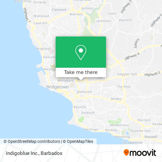Indigoblue Inc. map