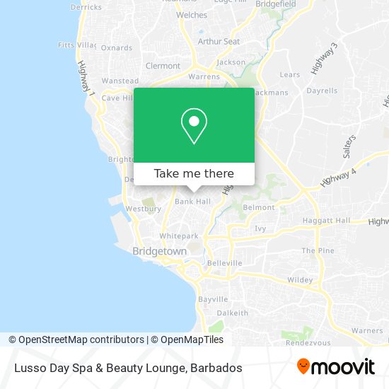 Lusso Day Spa & Beauty Lounge map