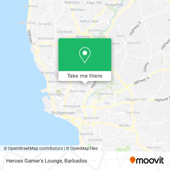 Heroes Gamer's Lounge map