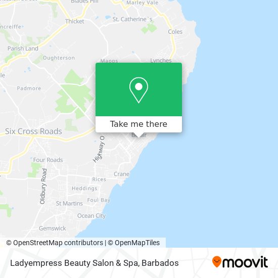 Ladyempress Beauty Salon & Spa map