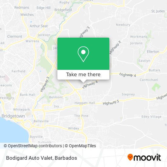 Bodigard Auto Valet map