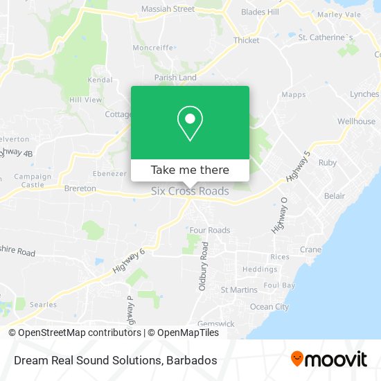 Dream Real Sound Solutions map