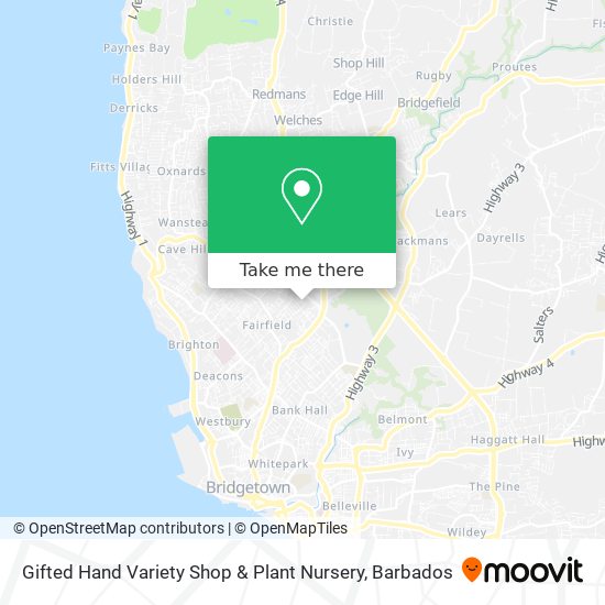 Gifted Hand Variety Shop & Plant Nursery map