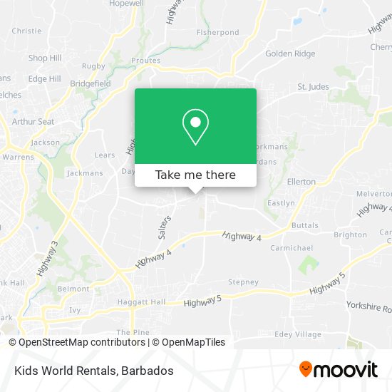 Kids World Rentals map