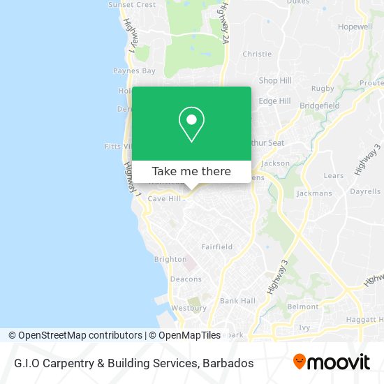 G.I.O Carpentry & Building Services map