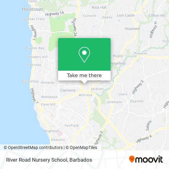 River Road Nursery School map