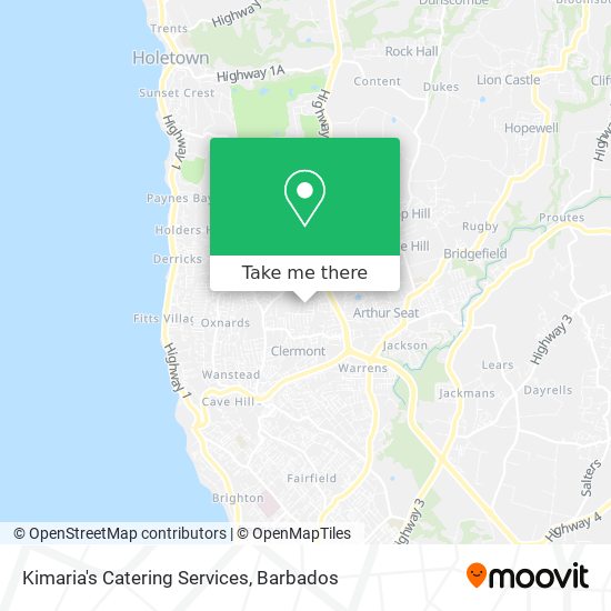 Kimaria's Catering Services map