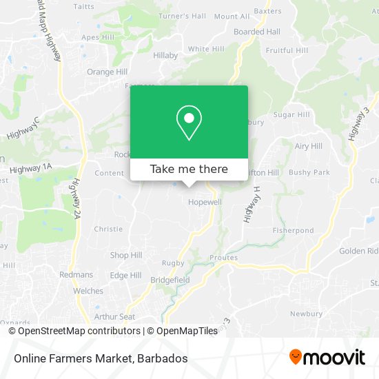Online Farmers Market map