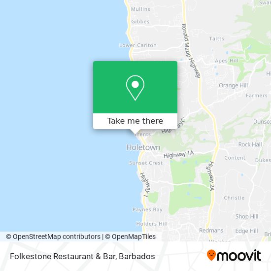 Folkestone Restaurant & Bar map
