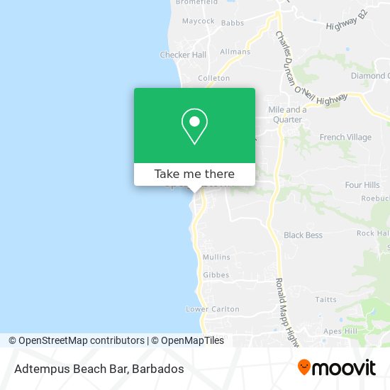 Adtempus Beach Bar map