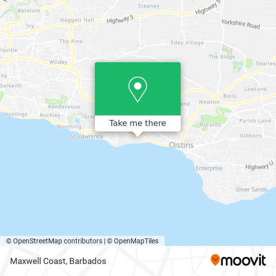 Maxwell Coast map