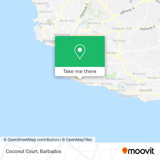 Coconut Court map