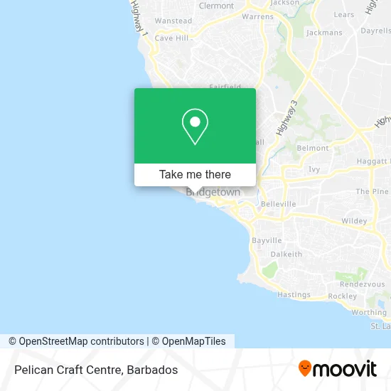 Pelican Craft Centre map