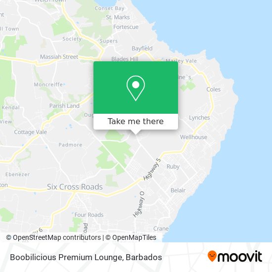 Boobilicious Premium Lounge map