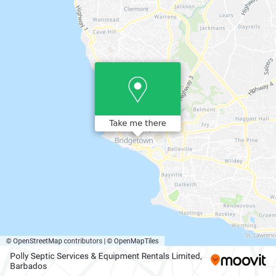 Polly Septic Services & Equipment Rentals Limited map