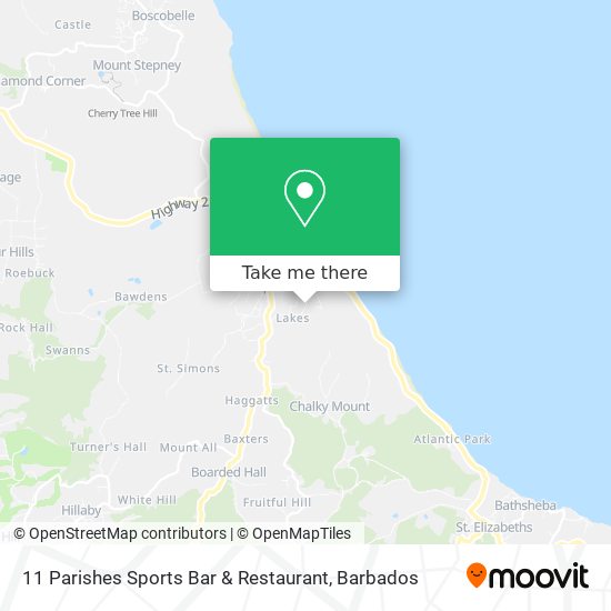 11 Parishes Sports Bar & Restaurant map