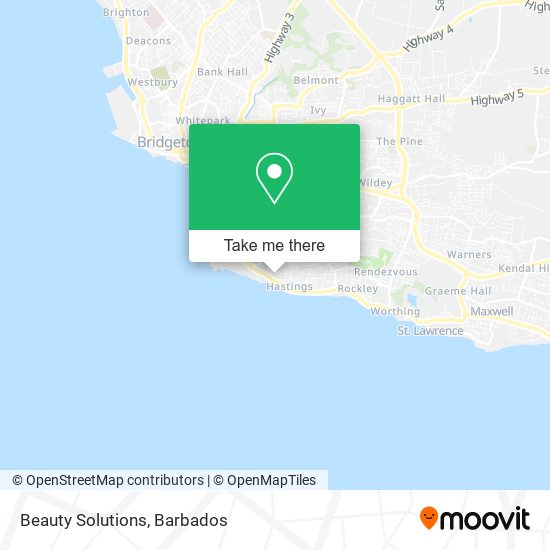Beauty Solutions map