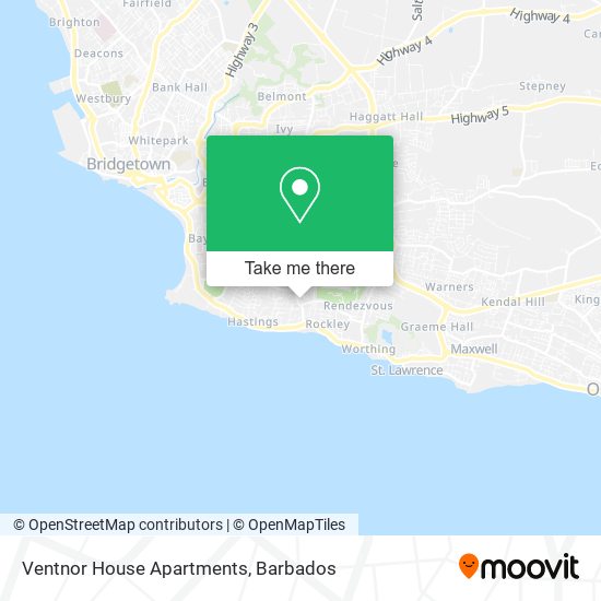 Ventnor House Apartments map