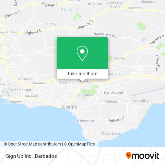 Sign Up Inc. map
