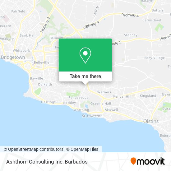 Ashthom Consulting Inc map