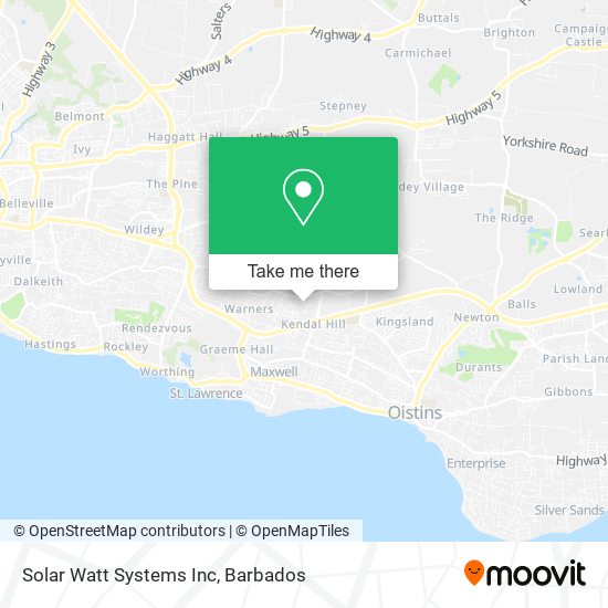 Solar Watt Systems Inc map