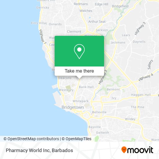 Pharmacy World Inc map