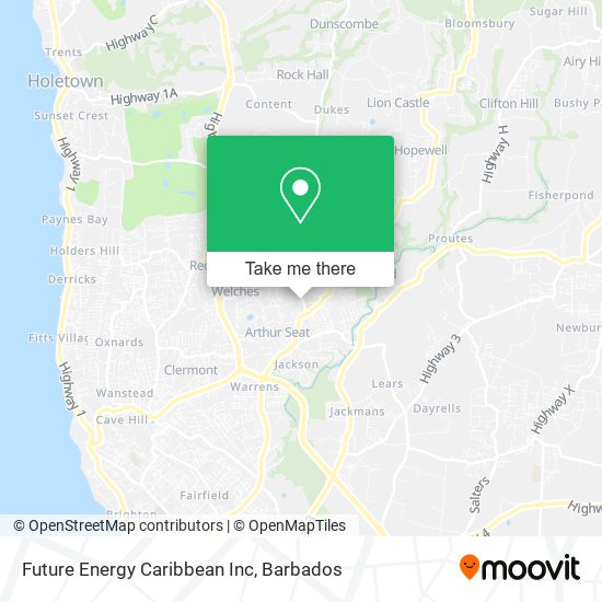 Future Energy Caribbean Inc map