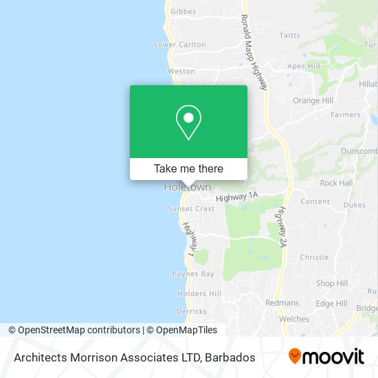 Architects Morrison Associates LTD map