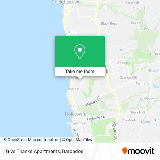 Give Thanks Apartments map