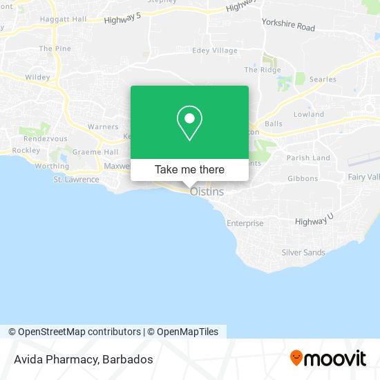 Avida Pharmacy map