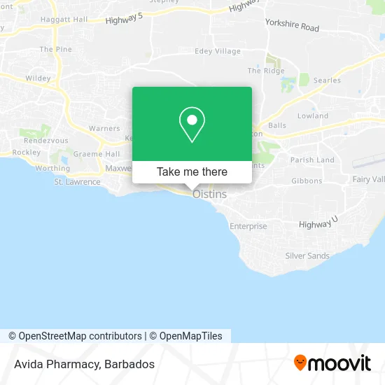 Avida Pharmacy map