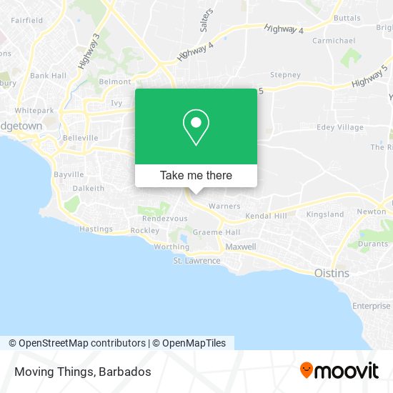 Moving Things map