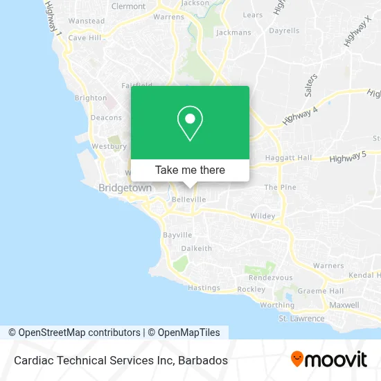 Cardiac Technical Services Inc map