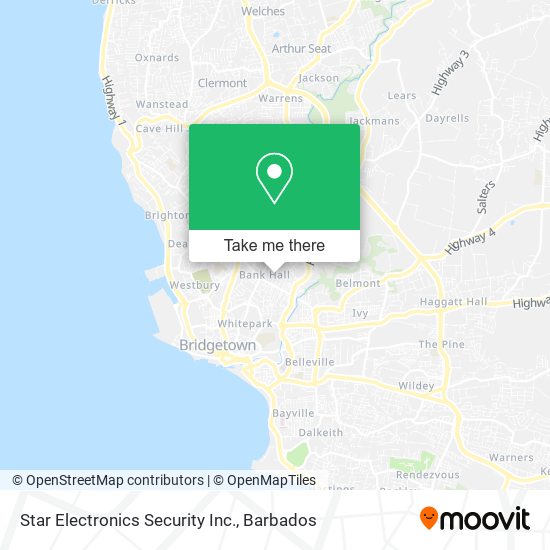 Star Electronics Security Inc. map