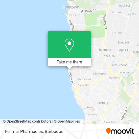Felimar Pharmacies map