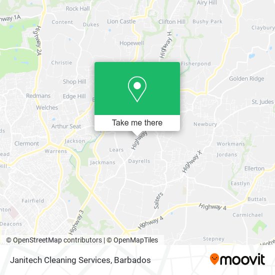 Janitech Cleaning Services map