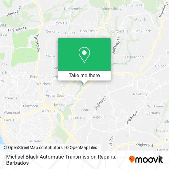 Michael Black Automatic Transmission Repairs map