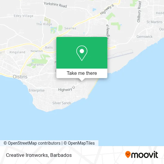 Creative Ironworks map