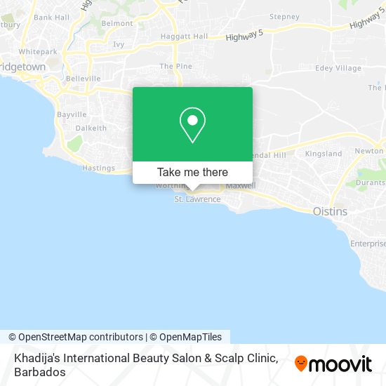 Khadija's International Beauty Salon & Scalp Clinic map