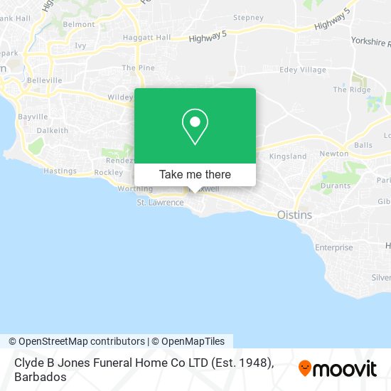 Clyde B Jones Funeral Home Co LTD (Est. 1948) map