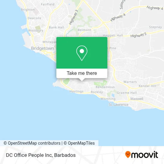 DC Office People Inc map