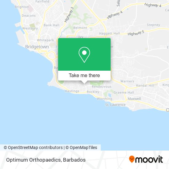 Optimum Orthopaedics map
