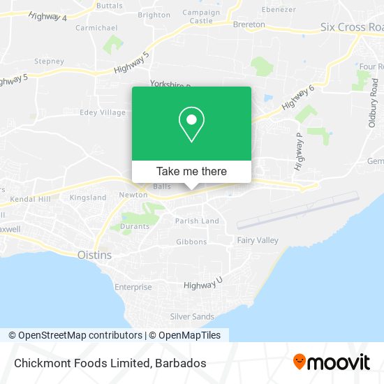 Chickmont Foods Limited map
