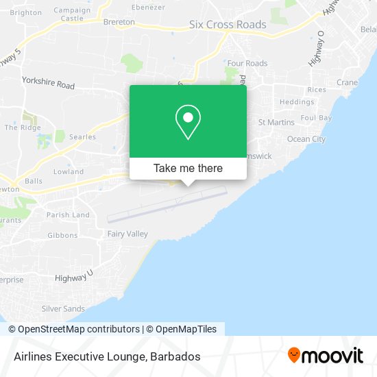 Airlines Executive Lounge map